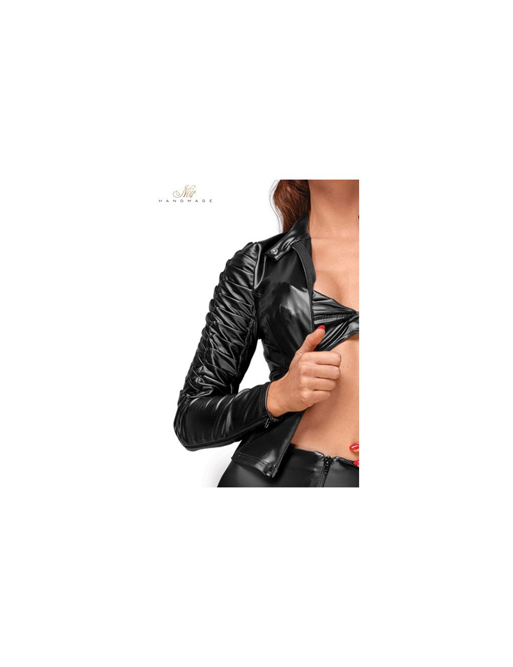 Blouson cintré biker F175