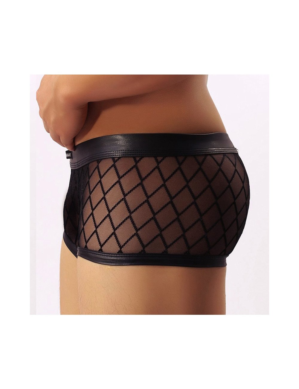 Boxer noir transparent