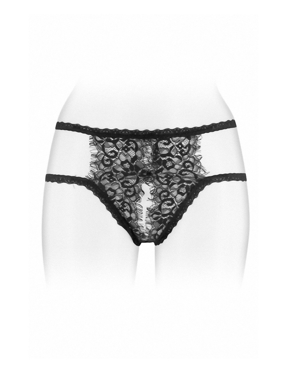 Culotte ouverte Emma - noir