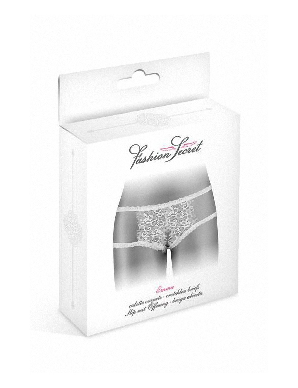 Culotte ouverte Emma - blanc