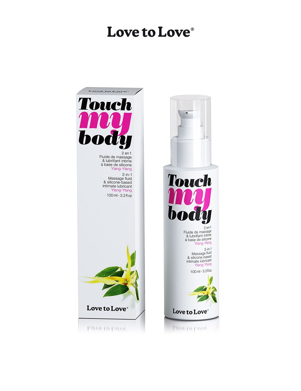 Fluide massage & lubrifiant - ylang-ylang