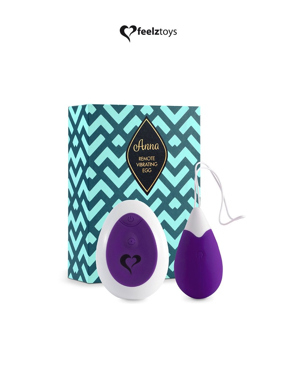 Oeuf vibrant Anna violet - Feelztoys