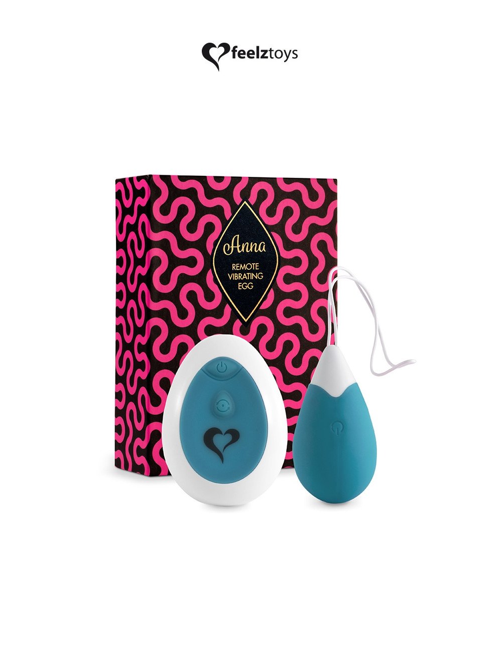 Oeuf vibrant Anna turquoise - Feelztoys