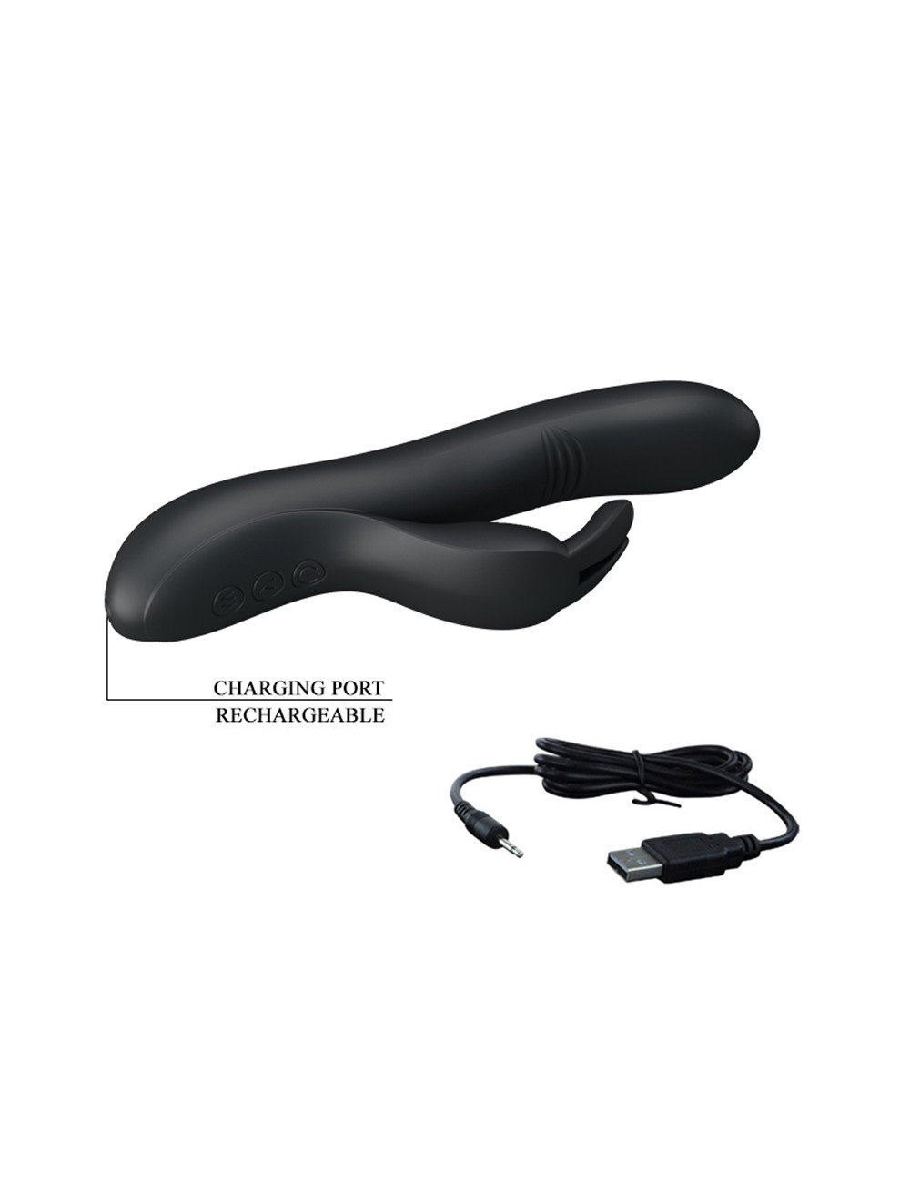 Vibro Rabbit Dylan - noir