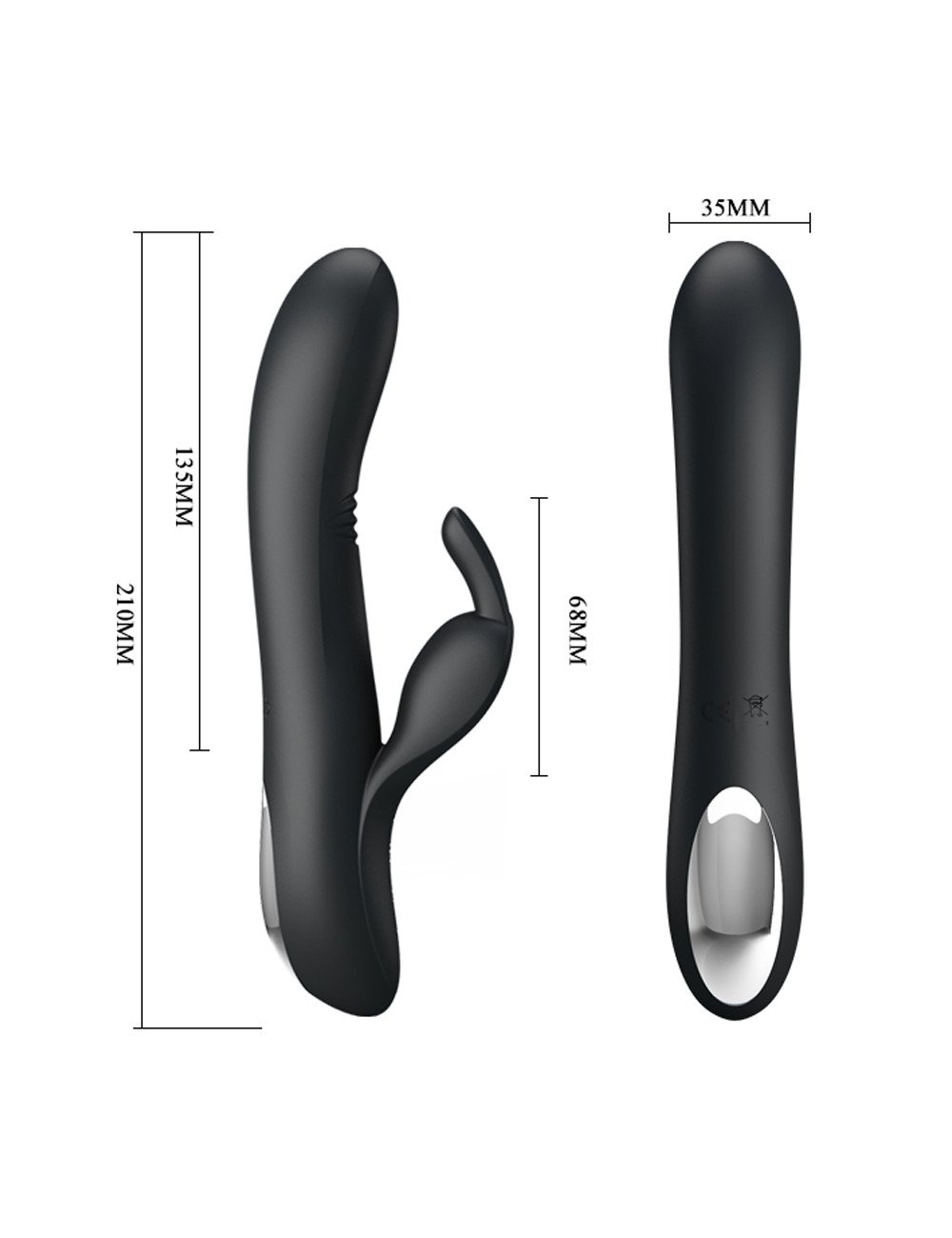 Vibro Rabbit Dylan - noir