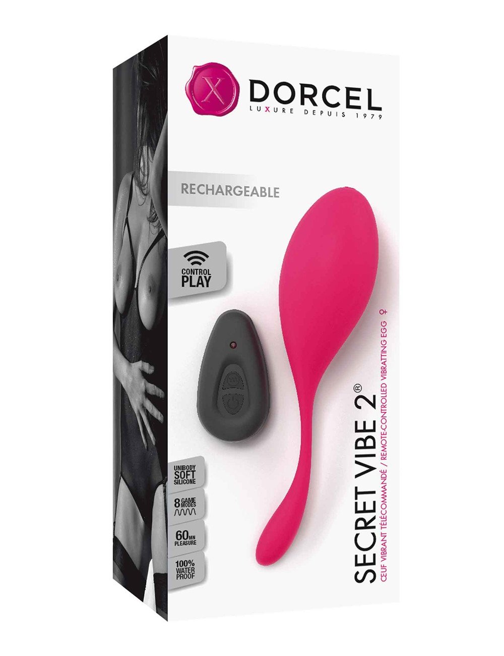 Oeuf vibrant télécommandé Secret Vibe 2