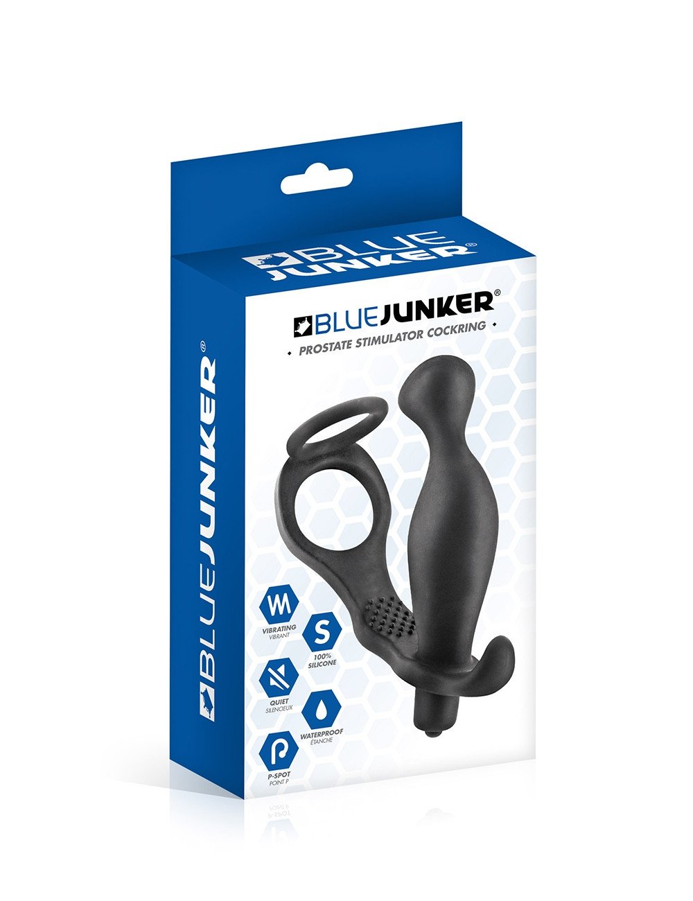 Cockring et stimulateur de prostate vibrant
