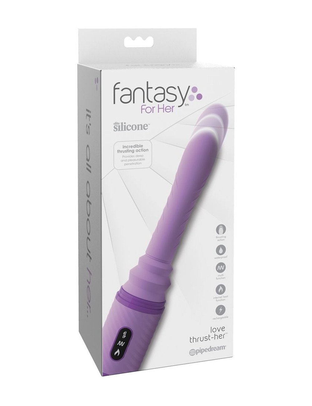 Vibro va-et-vient télécommandé Love Thrust-Her