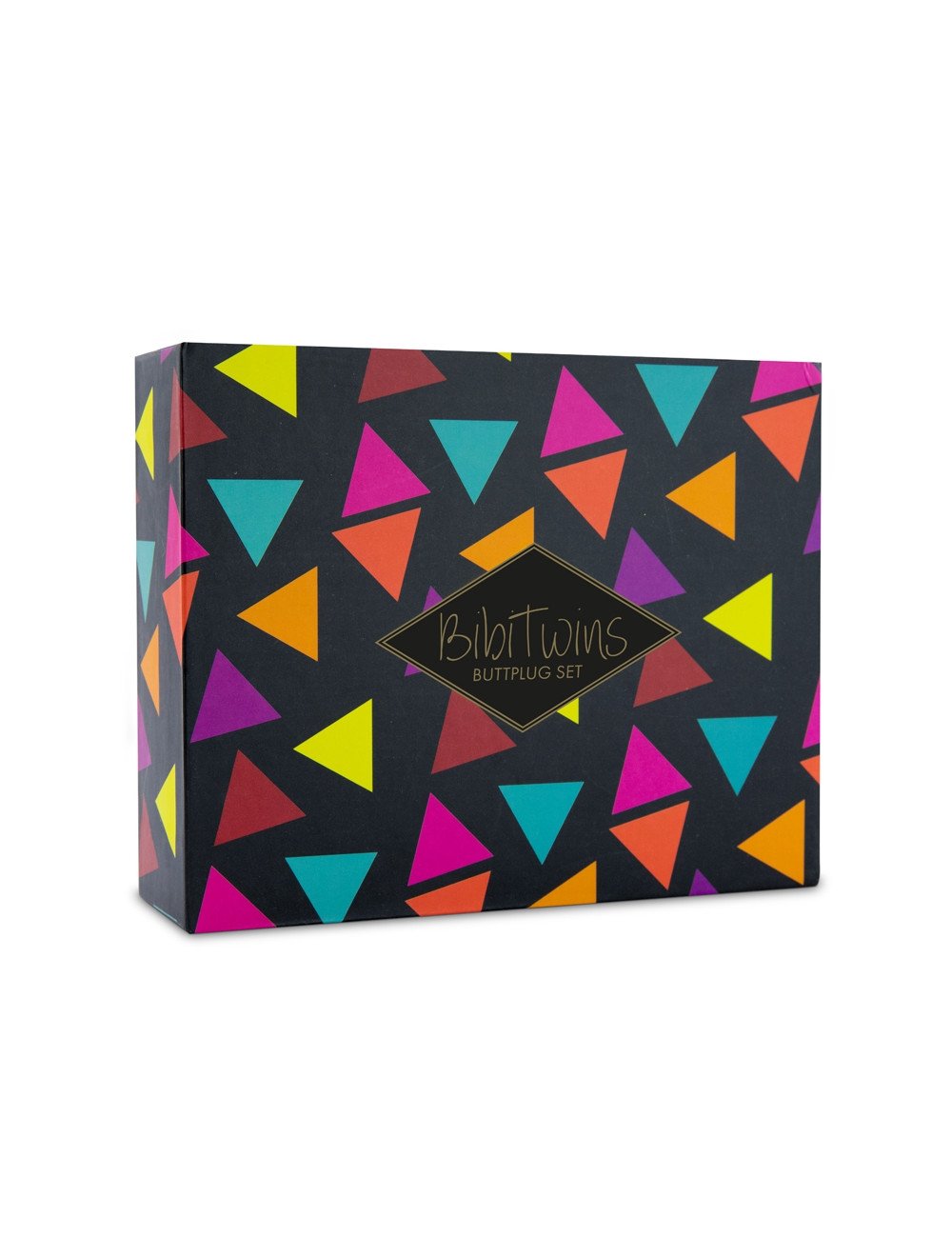 Coffret 3 plugs anal Bibi Twin - noir