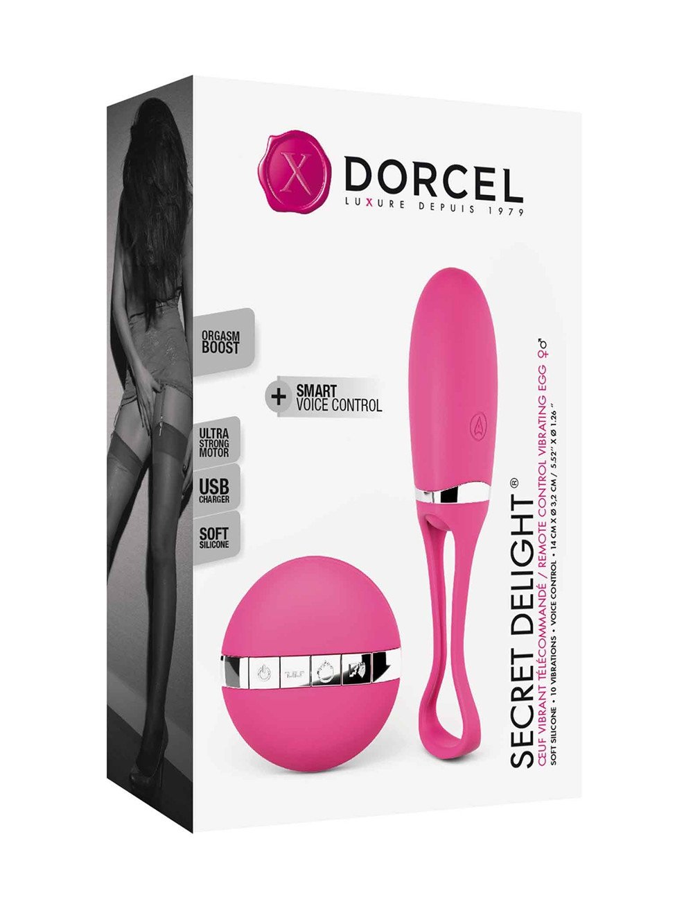 Oeuf vibrant télécommandé Secret Delight