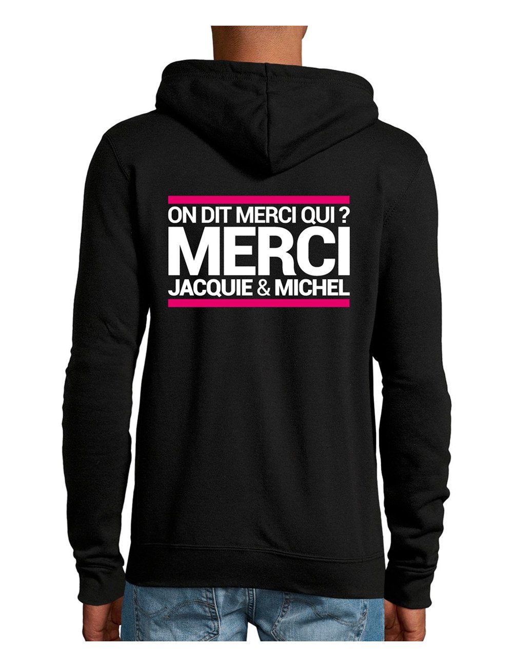 Veste à capuche J&M Merci Qui