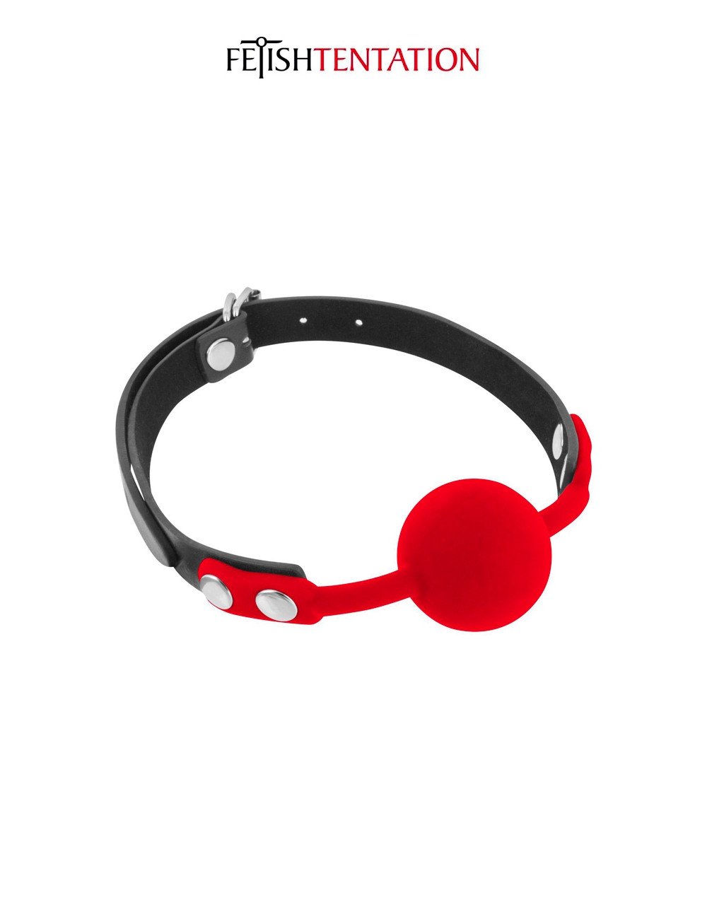 Baillon boule rouge - Fetish Tentation Baillon boule rouge - Fetish Tentation