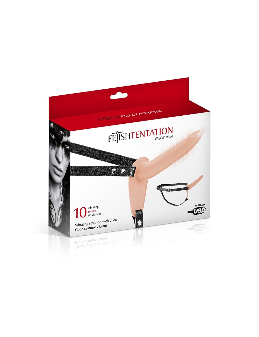 Gode ceinture chair vibrant Fetish Tentation