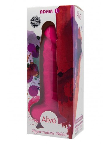 Gode double densité Adam L - rose