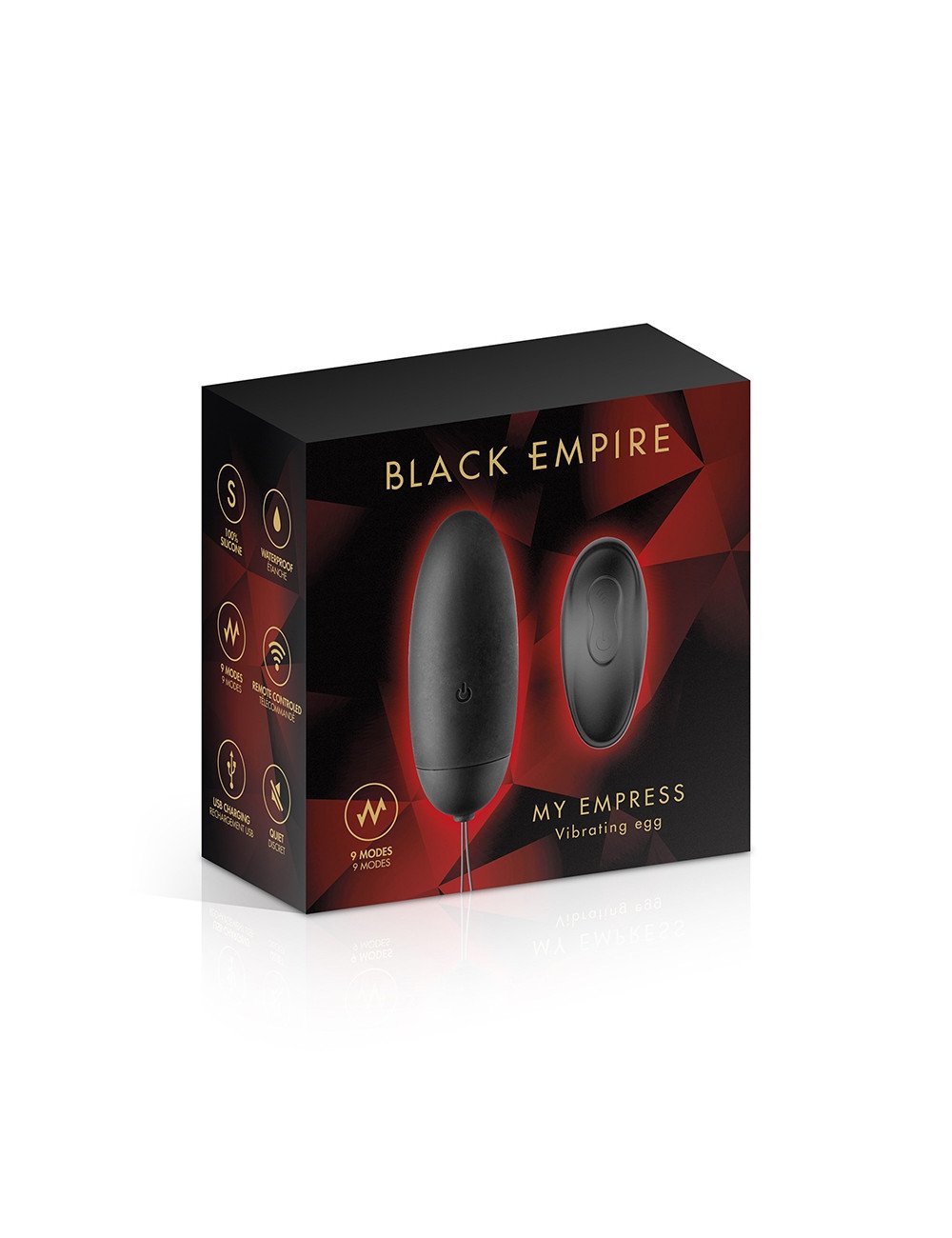 Oeuf vibrant télécommandé My Empress - Black Empire