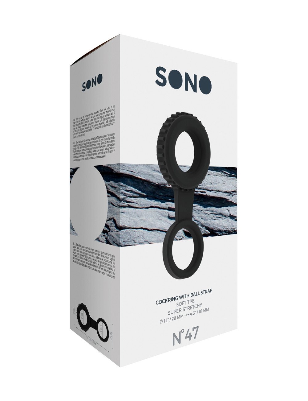 Cockring avec Ball Strap SONO 47