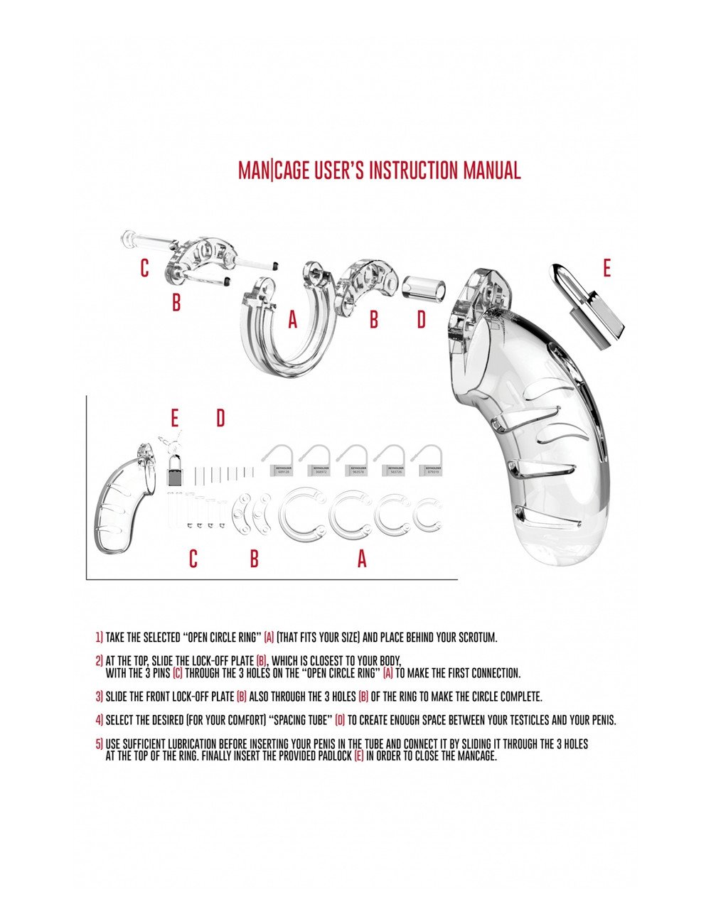 Cage de chasteté 9cm ManCage 02