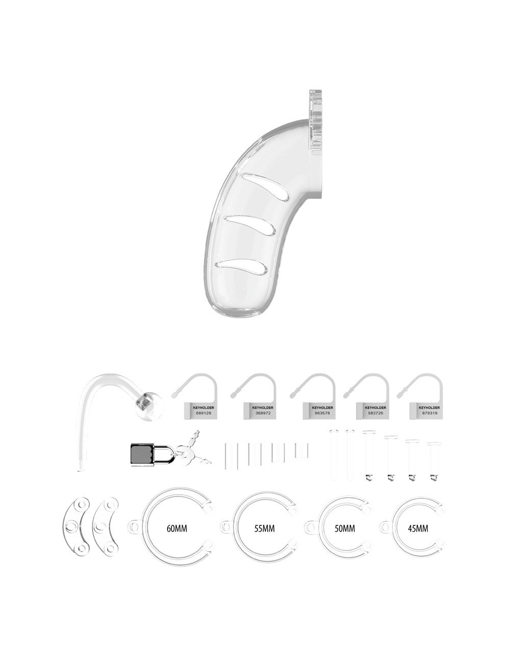 Cage de chasteté 11,5cm avec plug - ManCage 11
