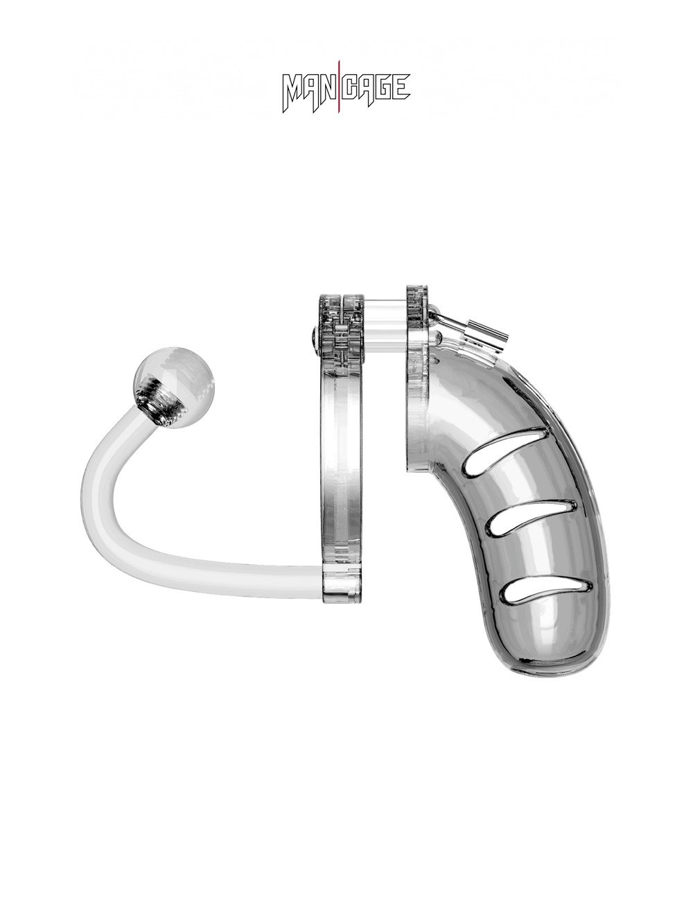 Cage de chasteté 11,5cm avec plug - ManCage 11