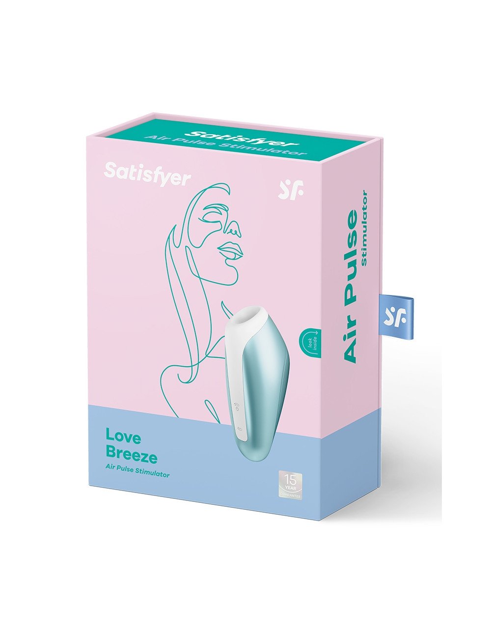 Stimulateur de clitoris Breeze bleu - Satisfyer