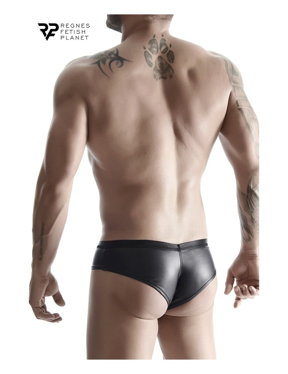 Slip noir wetlook - Regnes