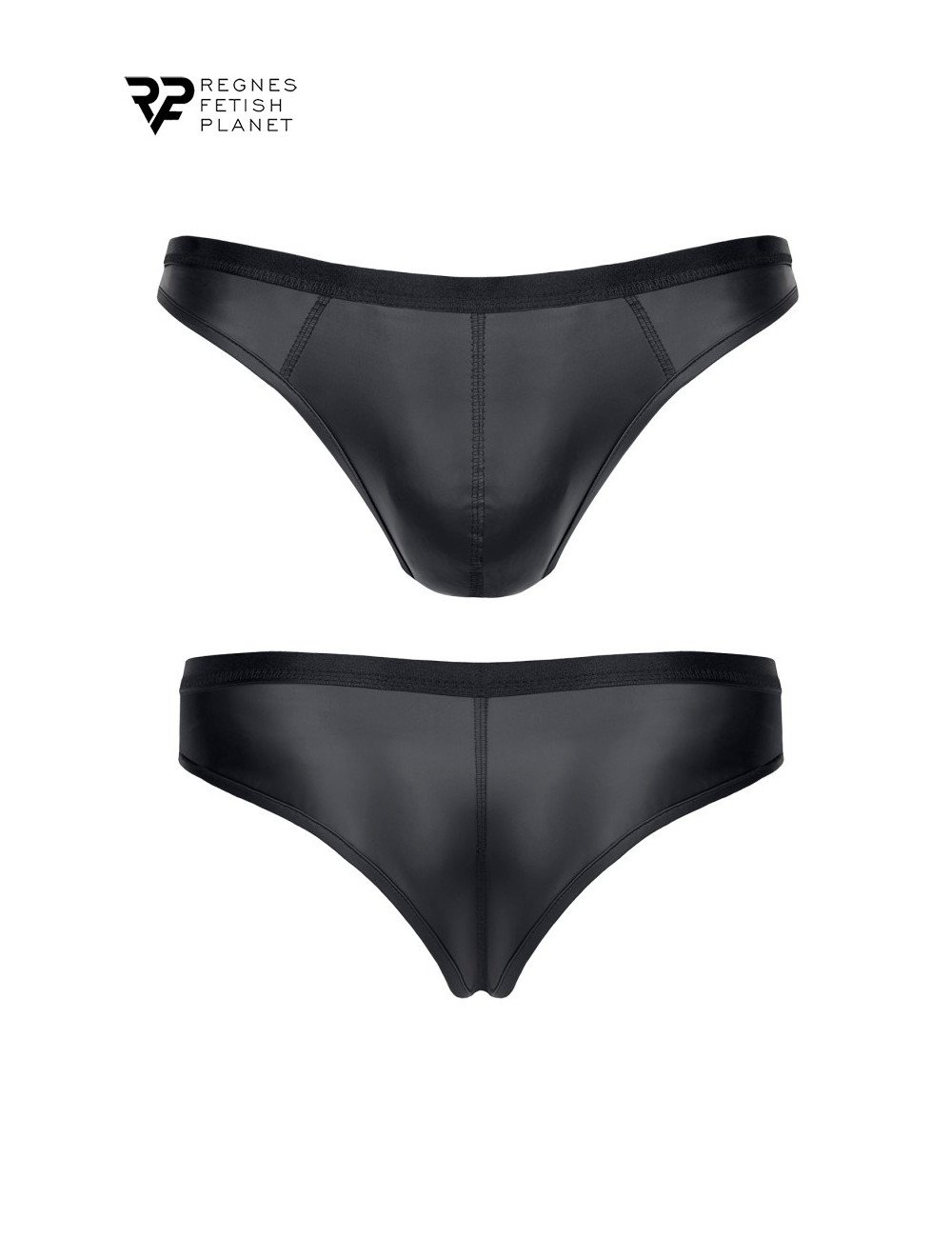 Slip noir wetlook - Regnes
