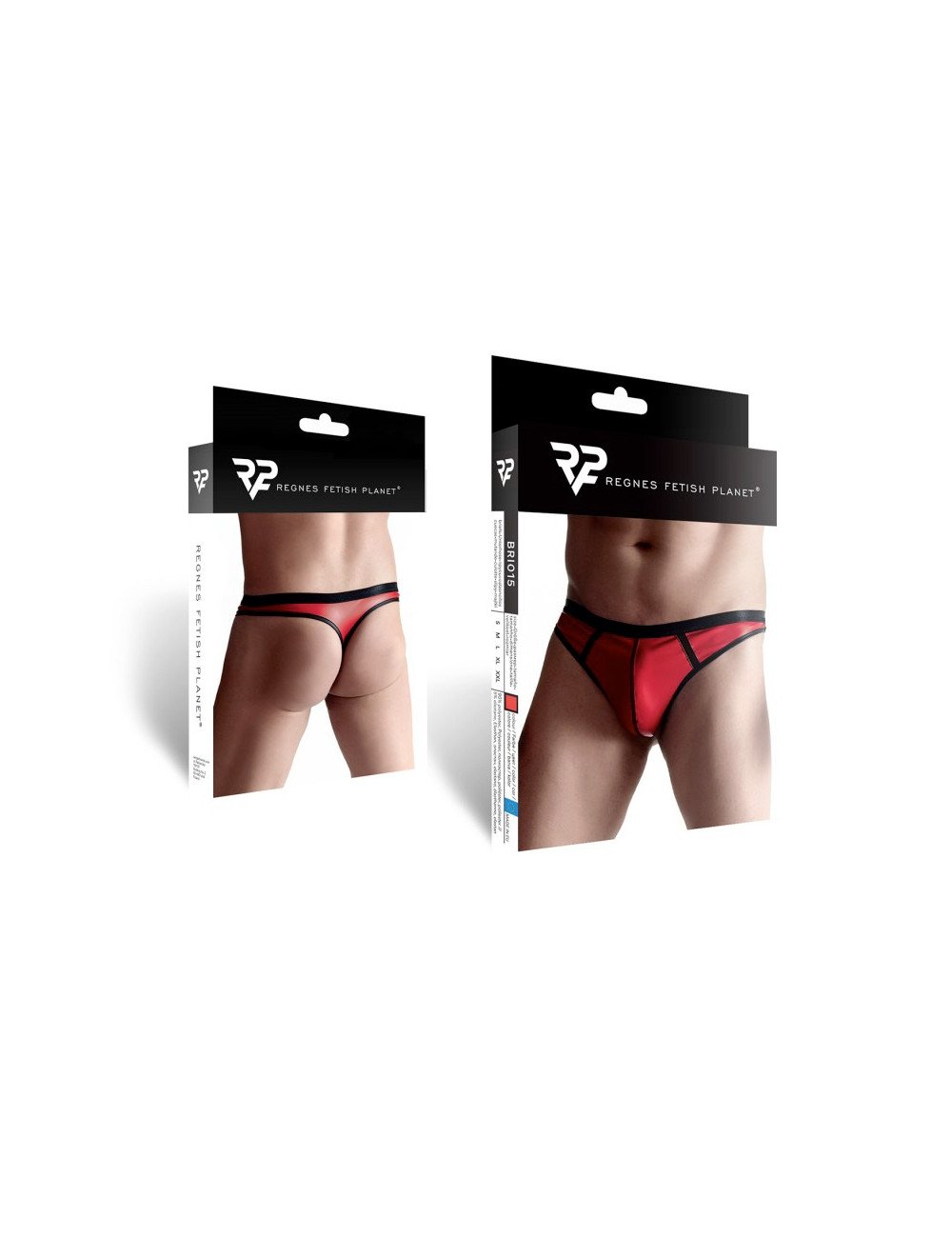 String en wetlook rouge - Regnes