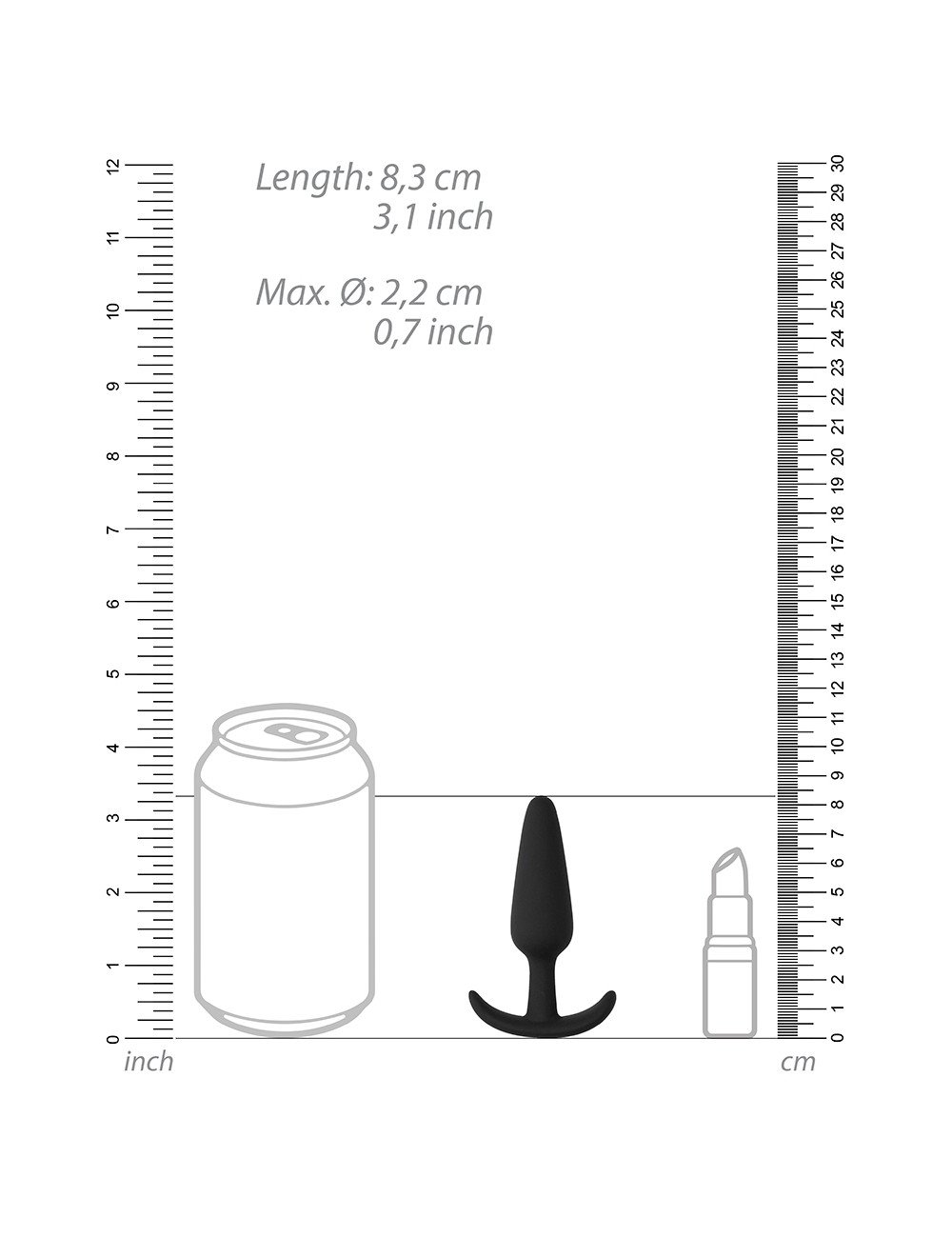 Slim Butt Plug - Mini plug anal 