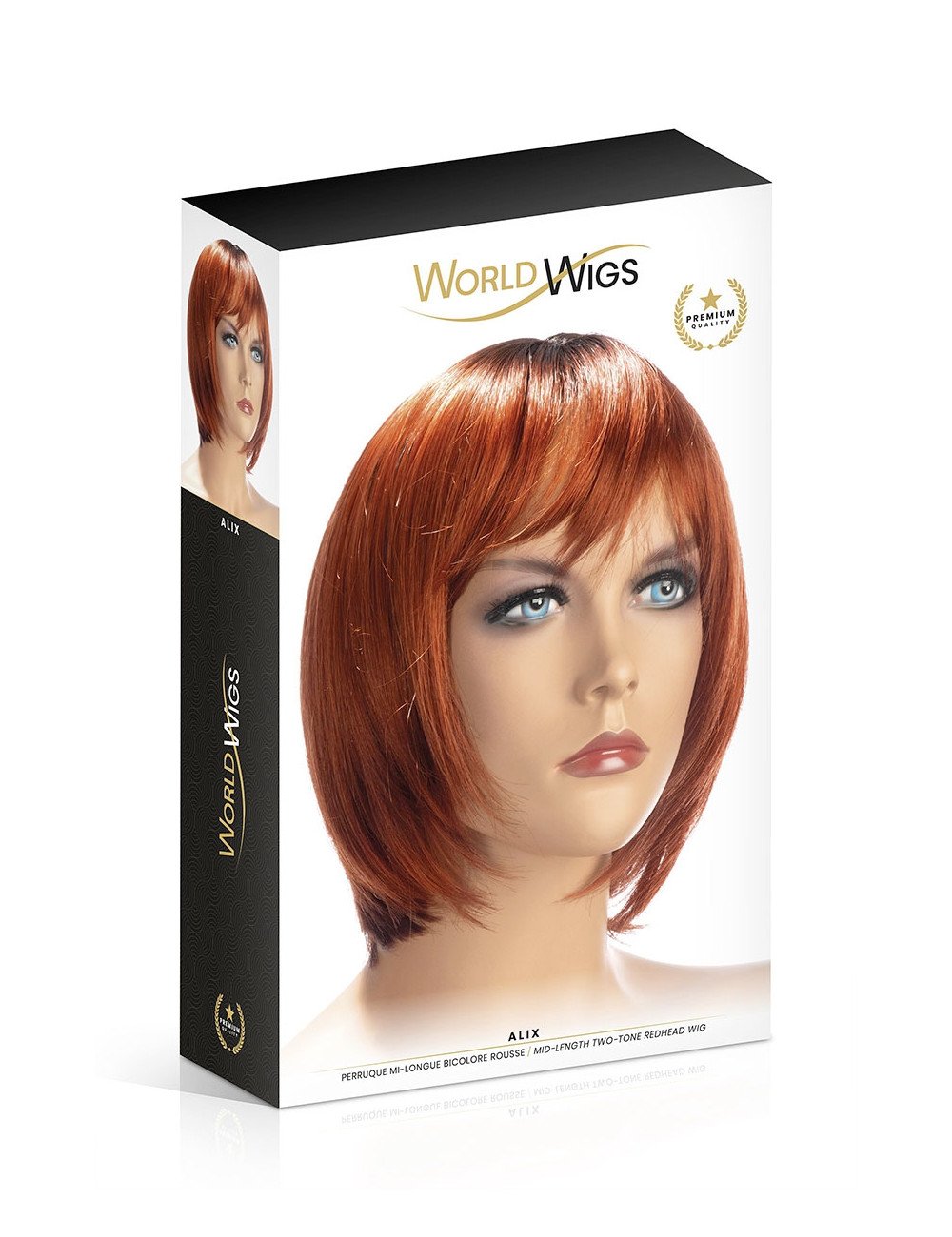 Perruque Alix rousse - World Wigs