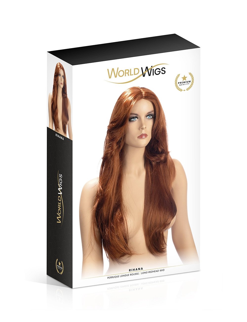 Perruque Rihana rousse - World Wigs