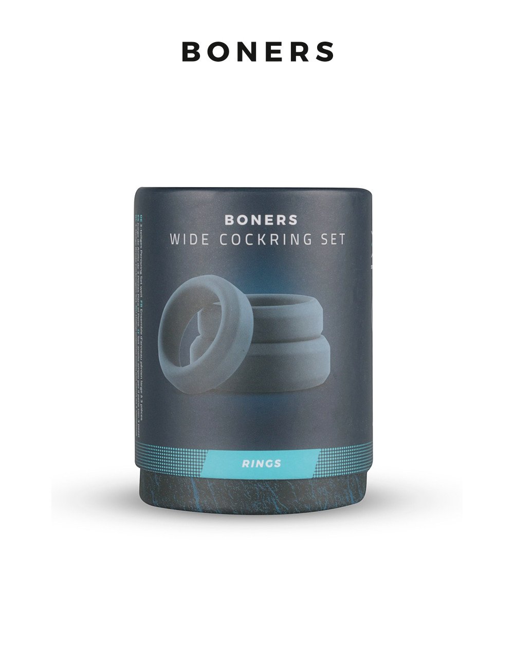 Kit de 3 anneaux de pénis larges - Boners