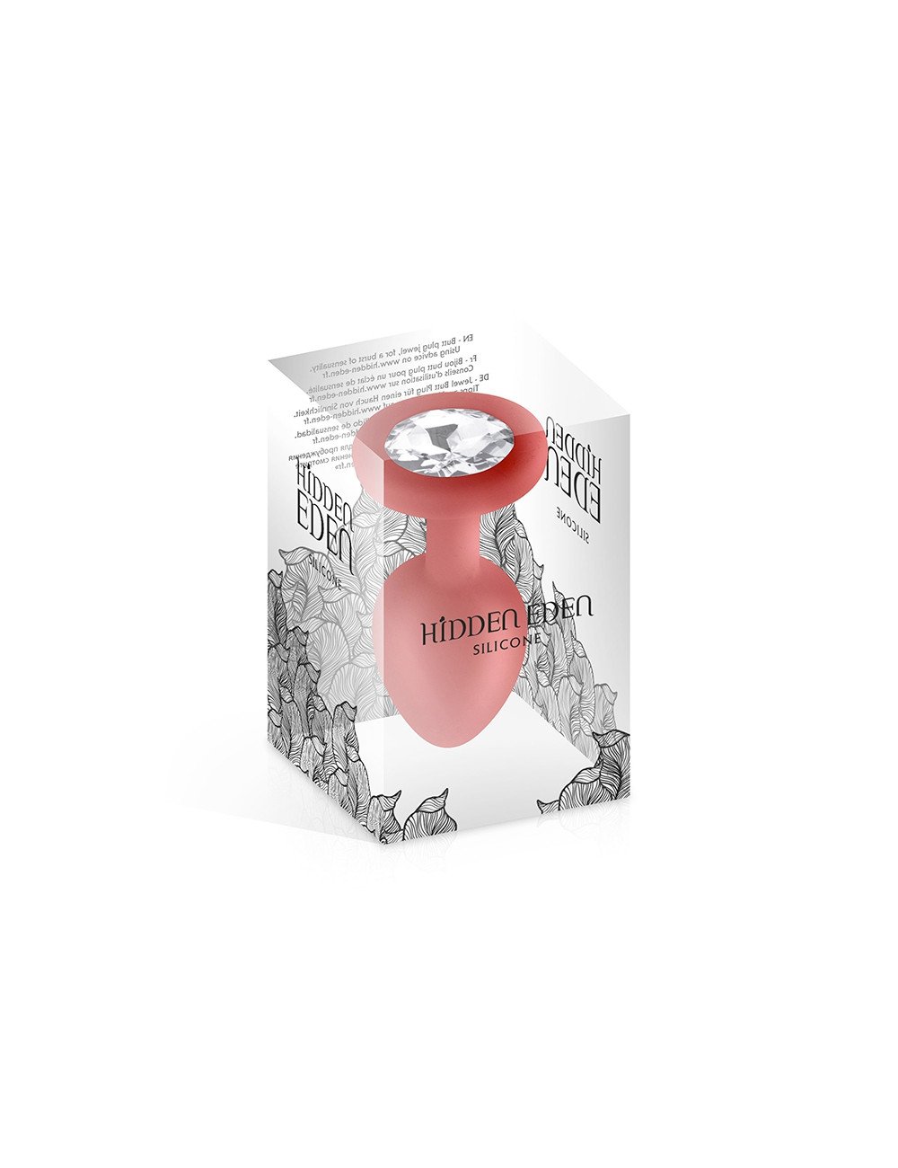 Plug bijou silicone rouge S - Hidden Eden