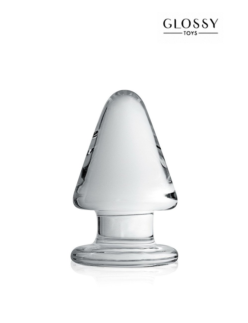 Plug anal verre Glossy Toys n° 23 Clear Plug anal verre Glossy Toys n° 23 Clear