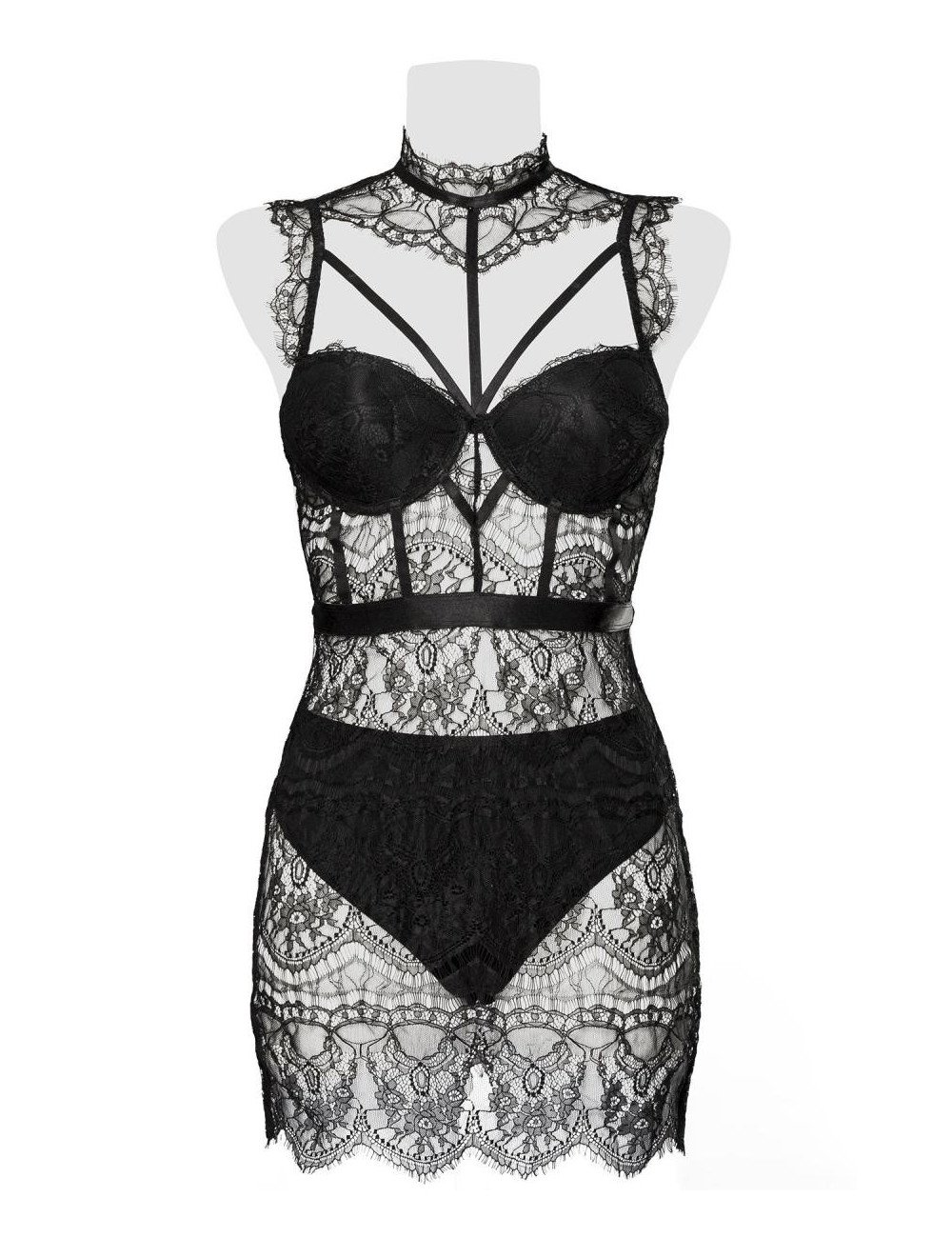Robe dentelle et culotte - Grey Velvet
