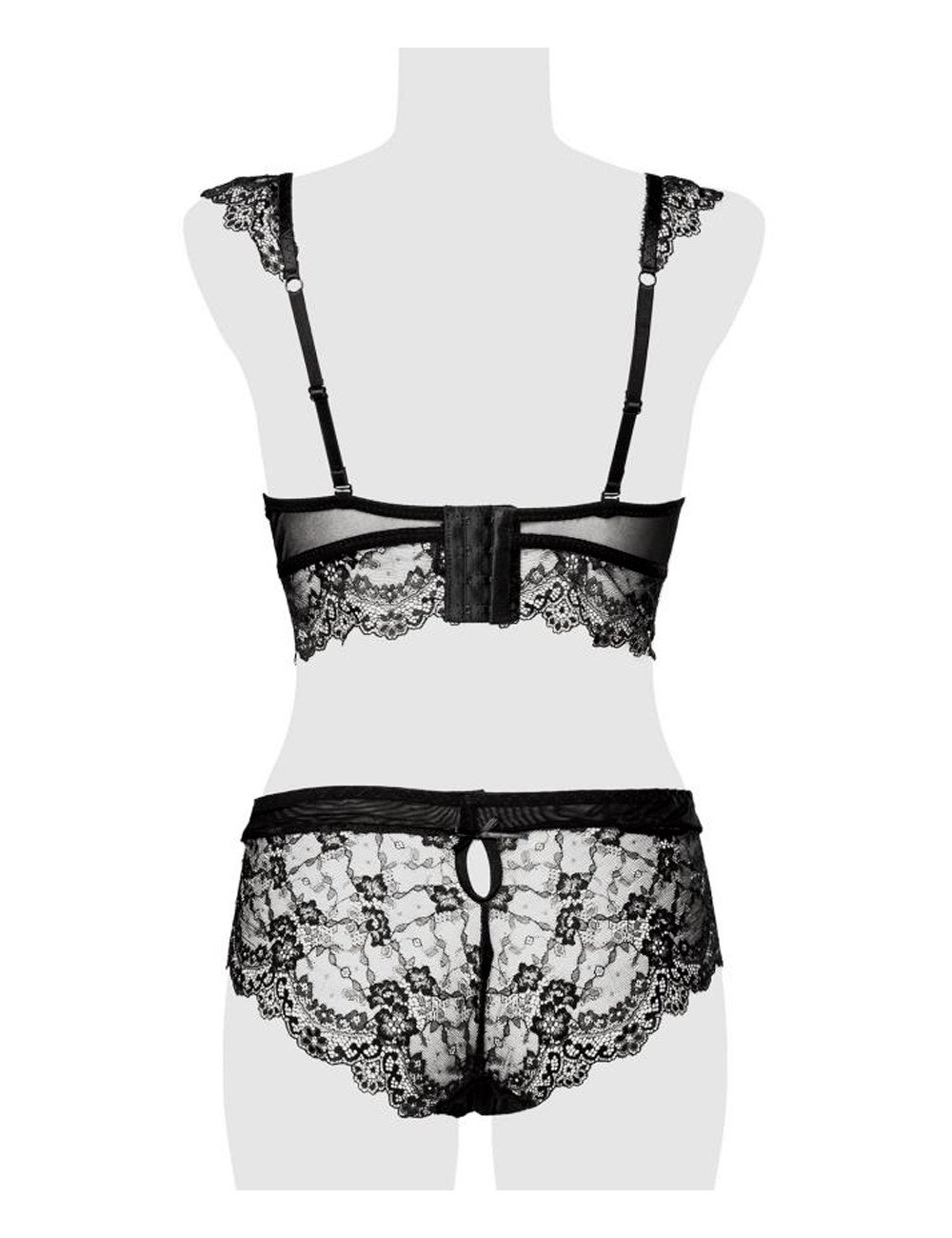 Ensemble culotte et balconnet dentelle - Grey Velvet