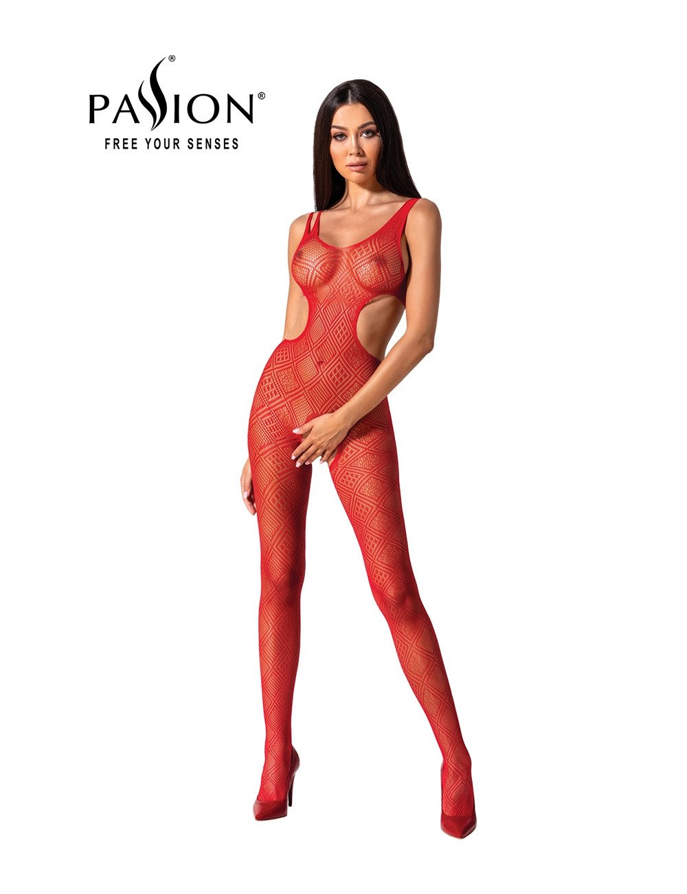 Combinaison résille BS085 - Rouge