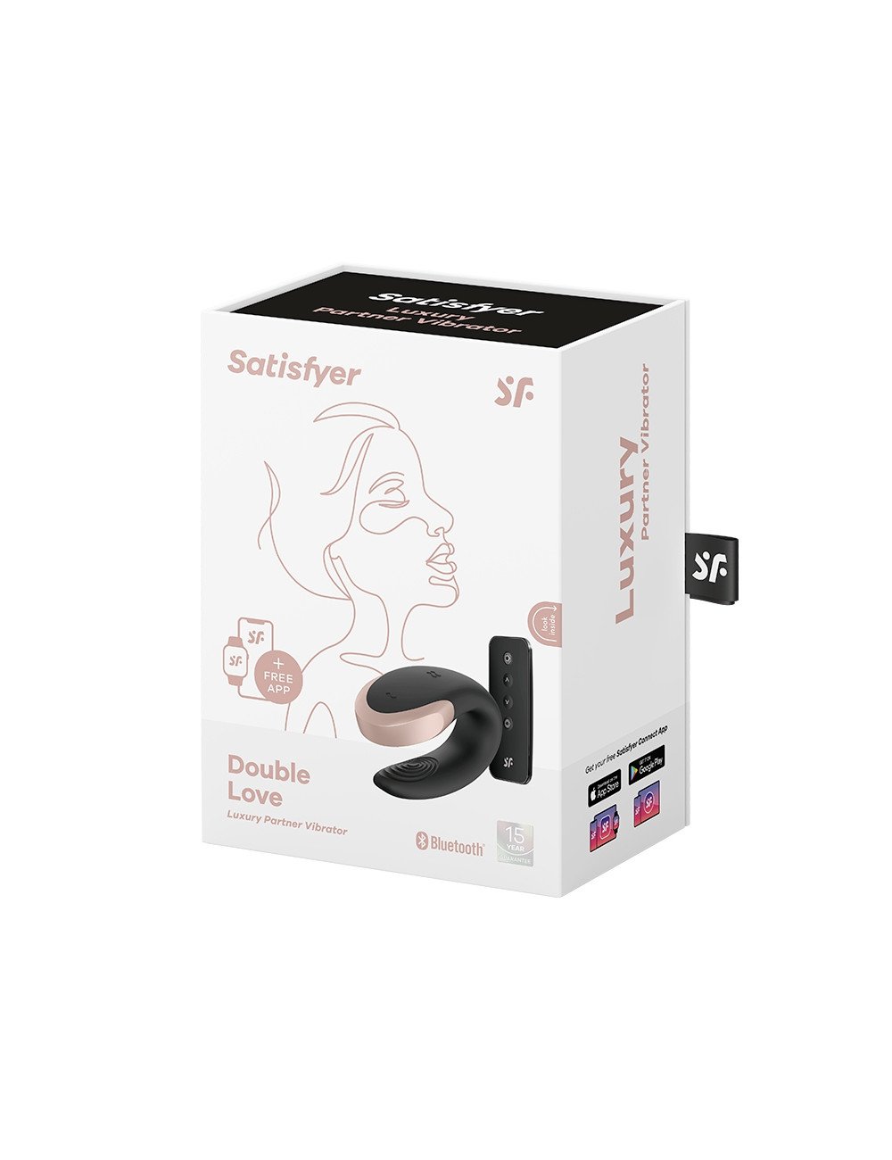 Stimulateur Double Love noir - Satisfyer