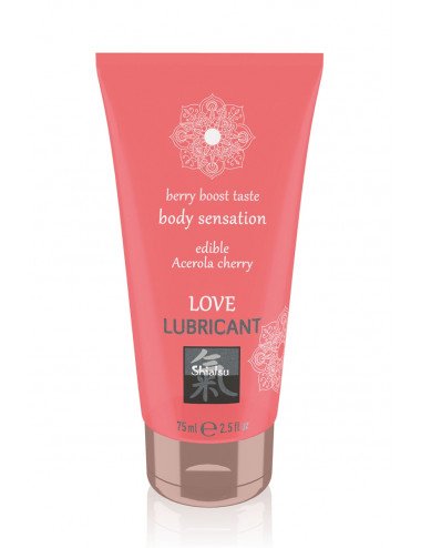 Lubrifiant comestible cerise acérola - Shiatsu