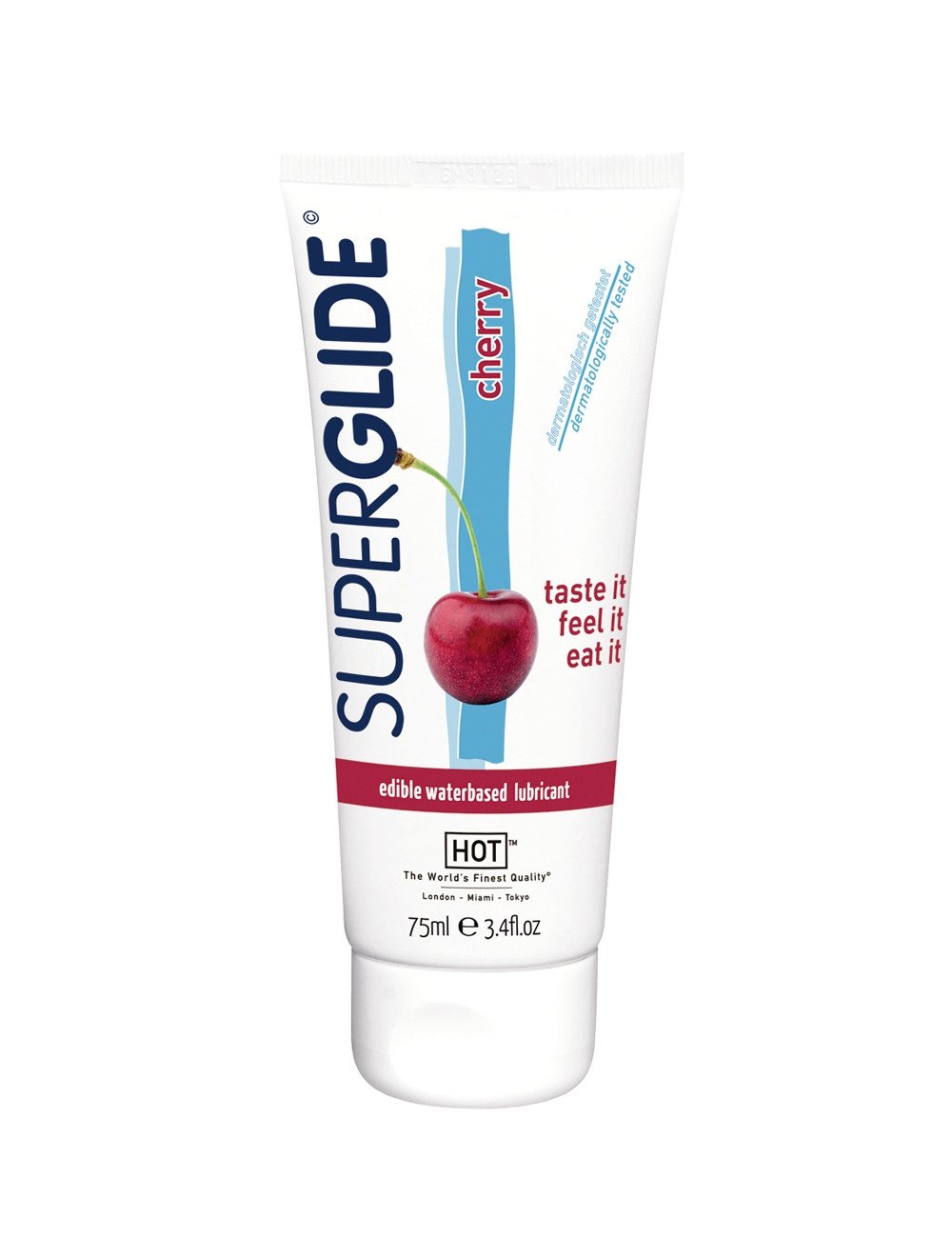 Lubrifiant Comestible SuperGlide cerise - HOT