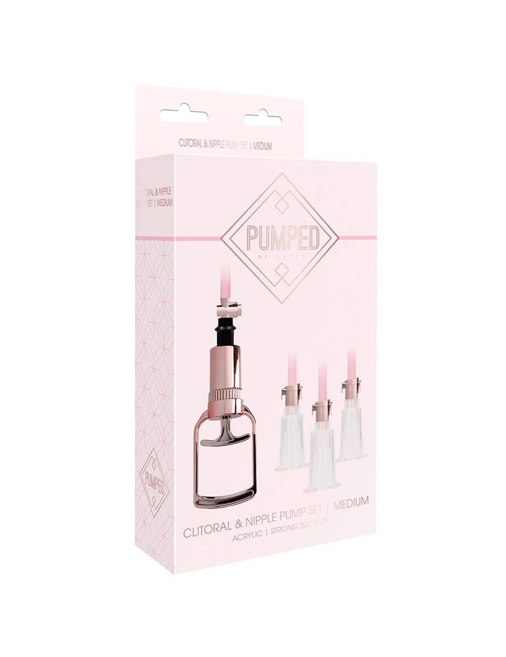 Pompe à tétons et clitoris Medium - Pumped