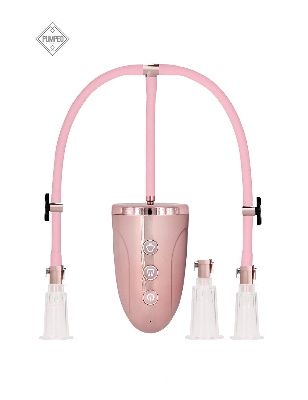 Pompe à tétons et clitoris automatique Medium - Pumped