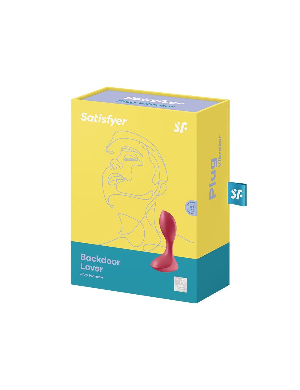 Plug vibrant Backdoor Lover rouge - Satisfyer
