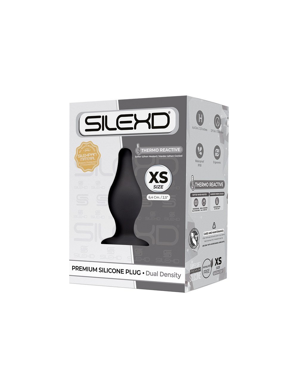 Plug anal double densité modèle 2 XSmall - SilexD