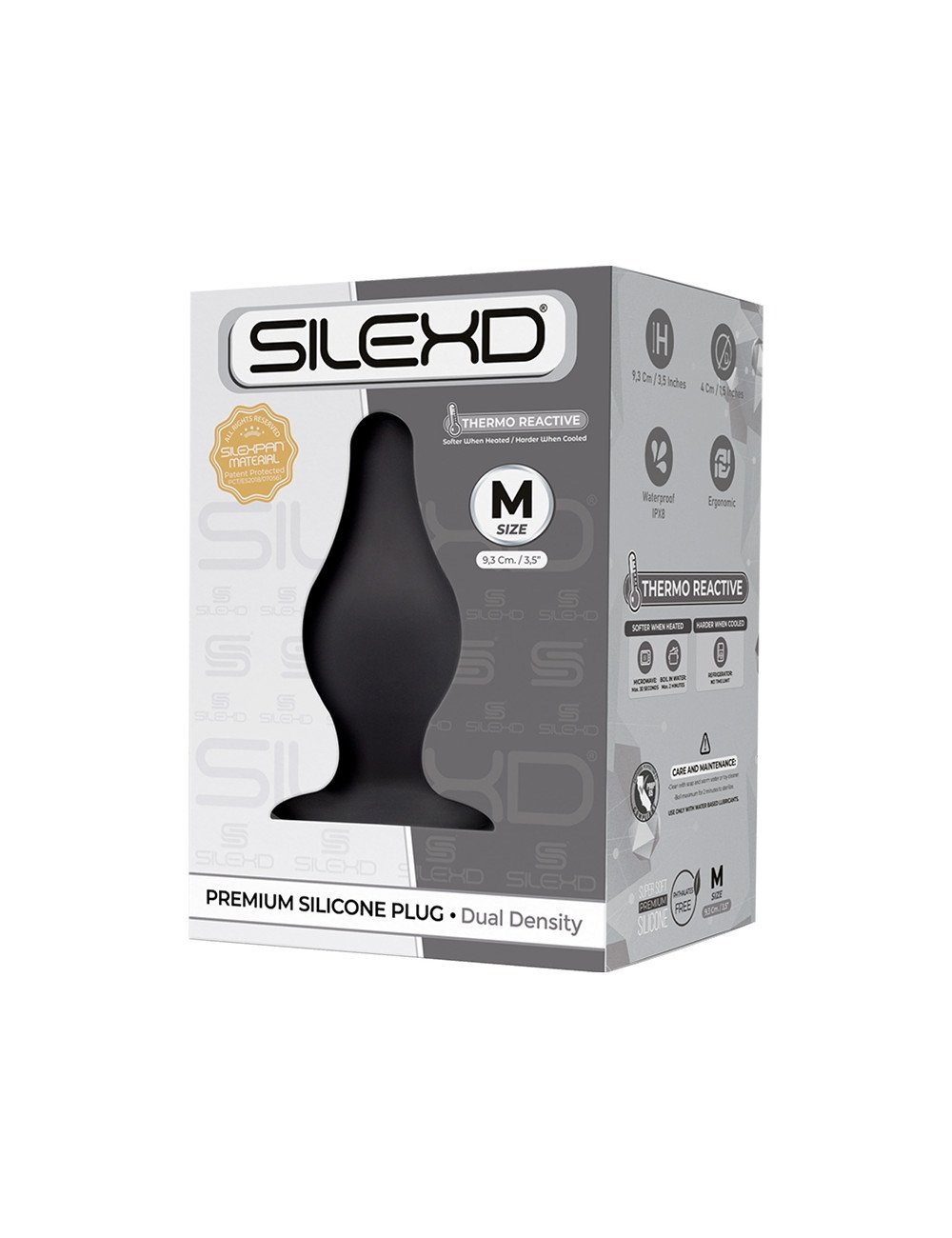 Plug anal double densité modèle 2 Medium - SilexD