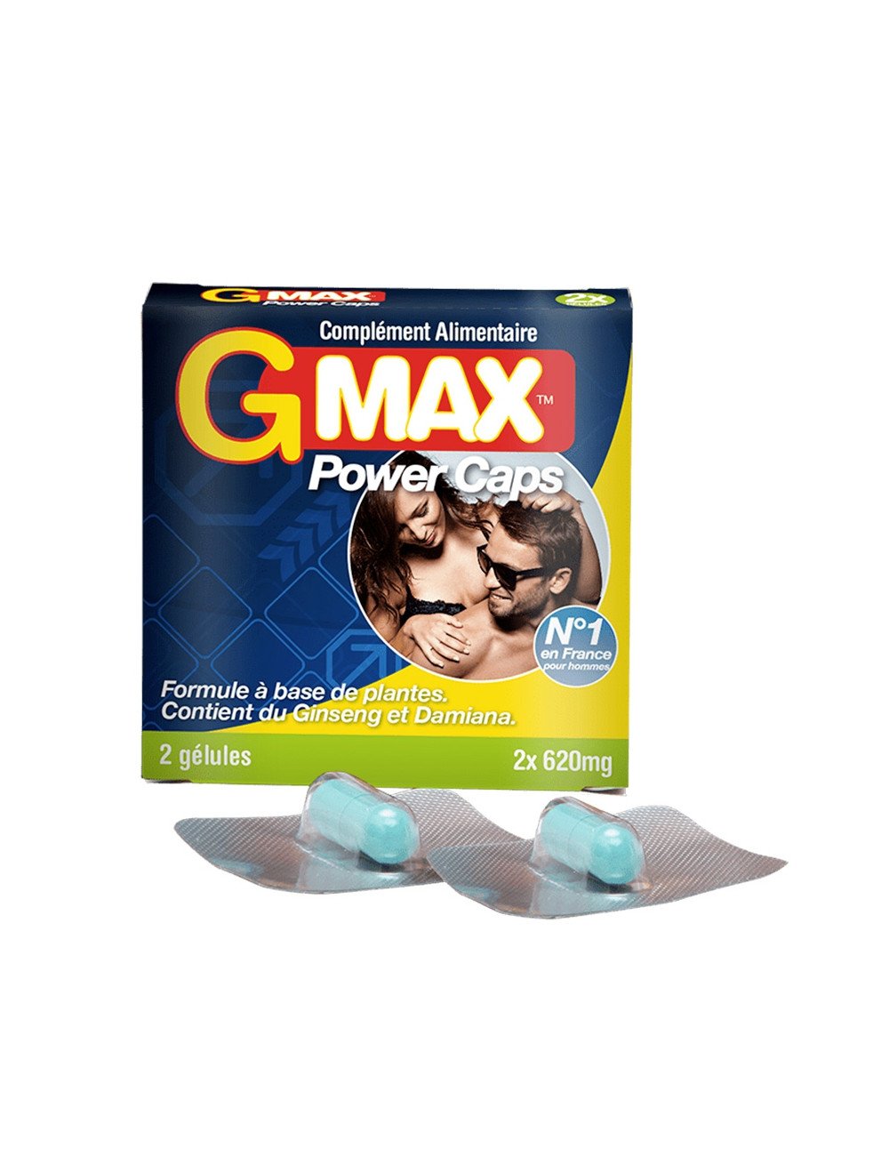 G-Max Power Caps Homme (2 gélules)