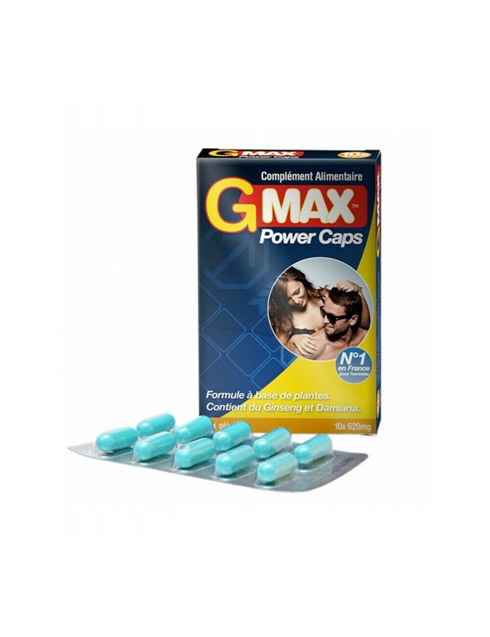 G-Max Power Caps Homme (10 gélules) G-Max Power Caps Homme (10 gélules)