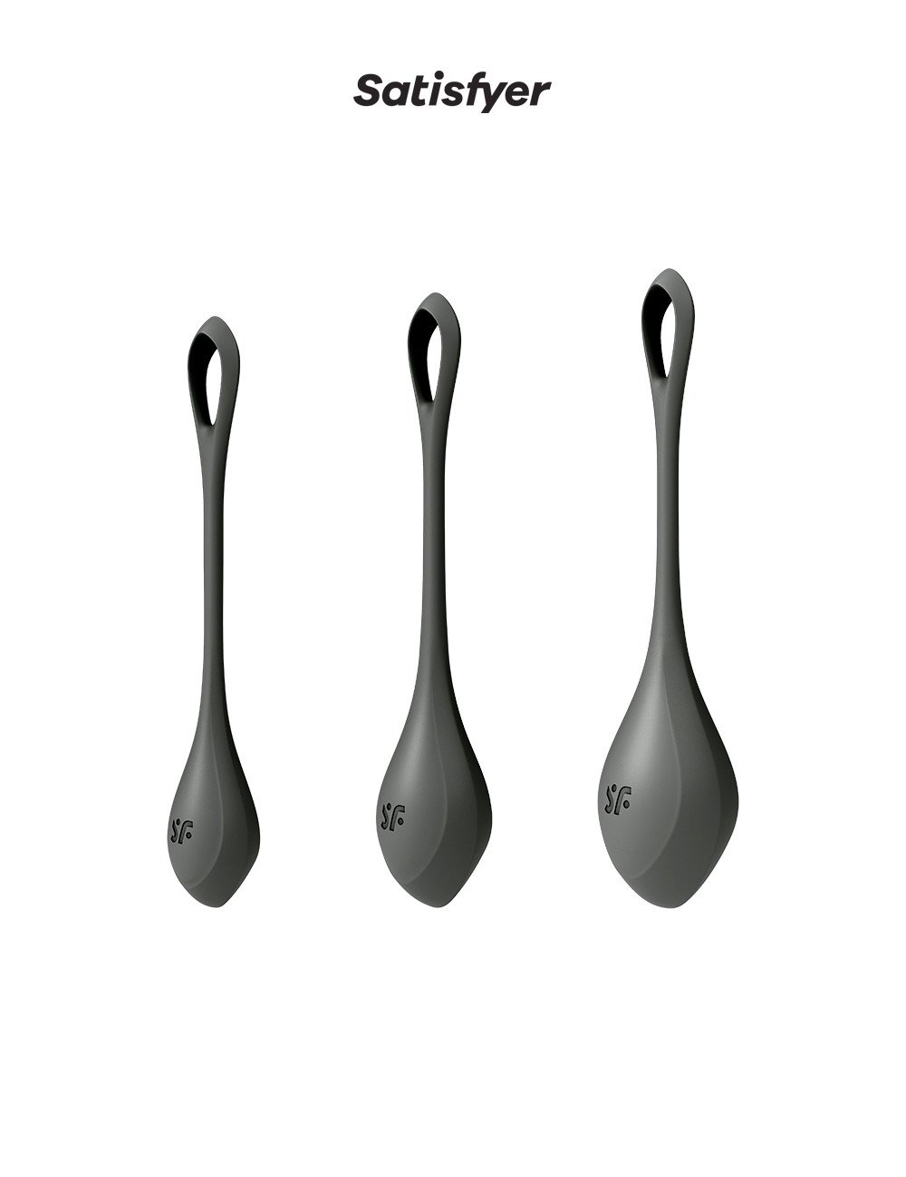 Kit d'entrainement pelvien Yoni Power 2 noir - Satisfyer