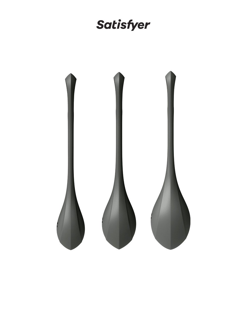 Kit d'entrainement pelvien Yoni Power 2 noir - Satisfyer