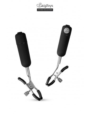 Pinces à tétons vibrantes  - Easytoys Fetish Collection