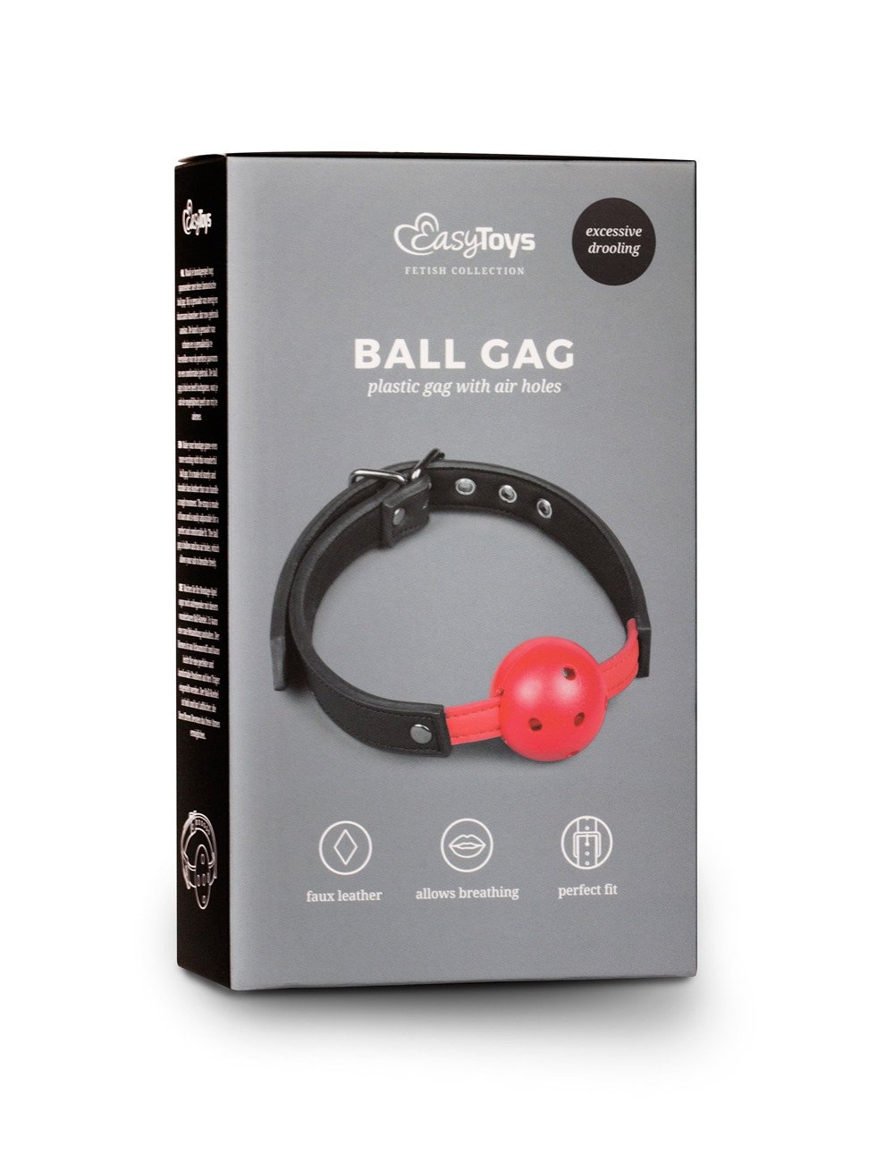Gagged Ball avec balle rouge - EasyToys Fetish Collection